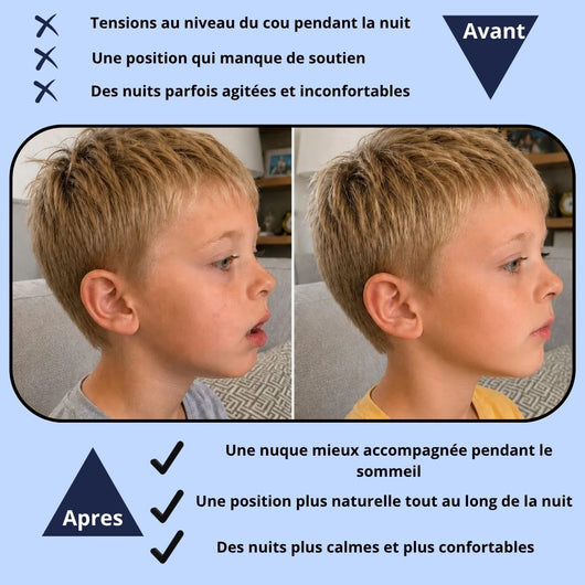 Oreiller Enfant Ergonomique