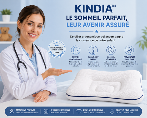 Oreiller Enfant Ergonomique