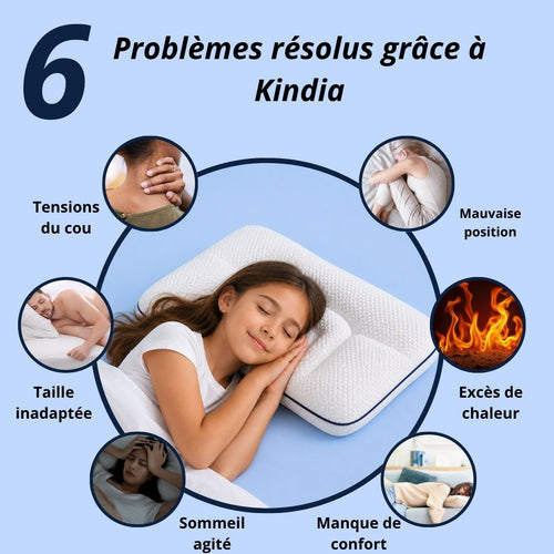 Oreiller Enfant Ergonomique