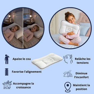 Oreiller Enfant Ergonomique