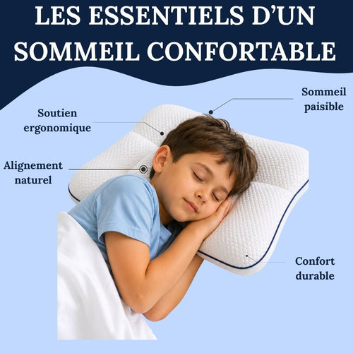 Oreiller Enfant Ergonomique